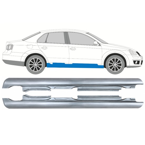 Prag complet pentru Volkswagen Jetta 2005-2010 / Stânga+Dreapta / SEDAN 17052
