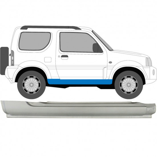 Prag complet pentru Suzuki Jimny 1998-2018 / Dreapta 7034