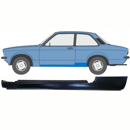 Reparație prag pentru Opel Kadett C 1973-1979 / Stânga 8783