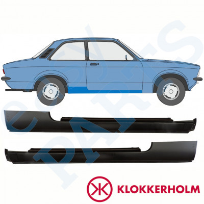 Reparație prag pentru Opel Kadett C 1973-1979 / Set 11078