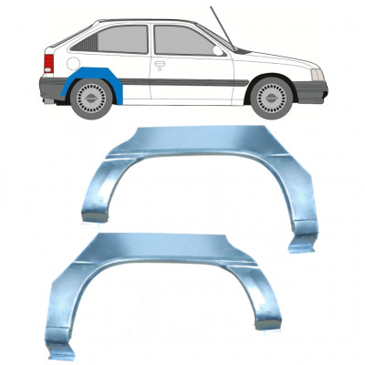 Reparație aripă spate pentru Opel Kadett 1984-1993 / Stânga+Dreapta / Set 9726