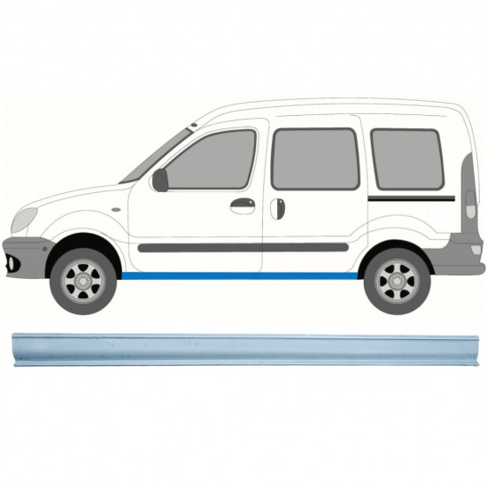 Reparație prag pentru Renault Kangoo 1997-2008 / Stânga 6978