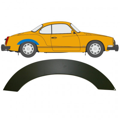 VW Karman Ghia 1955-1974 Segment reparație aripă spate / Dreapta