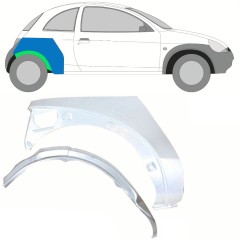 Reparație aripă spate interior + exterior pentru Ford KA 1996-2008 / Dreapta / Set 10775