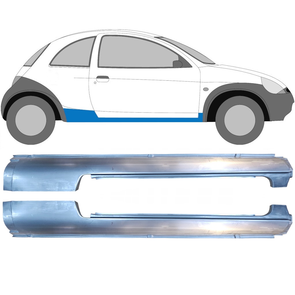 Prag Complet Pentru Ford Ka 1996-2008 / Stânga+Dreapta / Set 9280