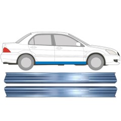 Reparație prag pentru Mitsubishi Lancer 2003-2008 / Stânga+Dreapta / Set 11359