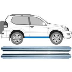 Reparație prag pentru Toyota Land Cruiser J120 2003-2010 / Stânga = Dreapta (simetric) / Set 10277