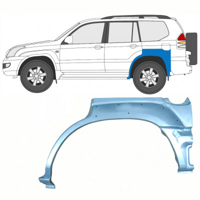 Reparație aripă spate pentru Toyota Land Cruiser 2003-2010 / Stânga 8763