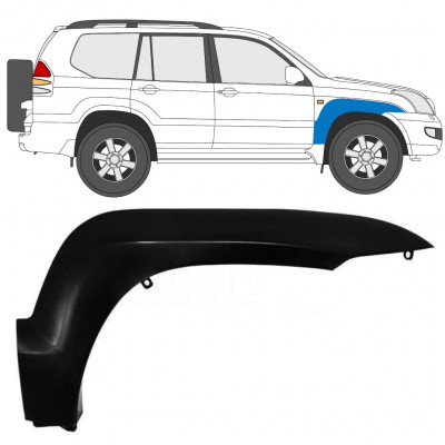 Bandou aripă față pentru Toyota Land Cruiser J120 2003-2010 / Dreapta 12952