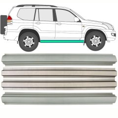Reparație prag interior + exterior pentru Toyota Land Cruiser J120 2003-2010 / Stânga+Dreapta / Set 10083