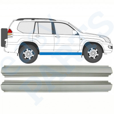 Reparație prag pentru Toyota Land Cruiser 2003-2010 / Stânga = Dreapta (simetric) / Set 10578