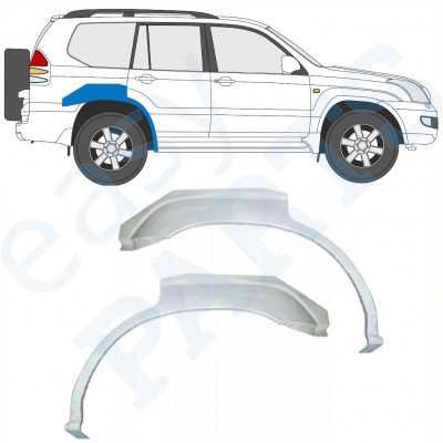 TOYOTA LAND CRUISER 2003-2010 5 UŞĂ ARIPA SPATE PANOU DE REPARATII / A STABILIT