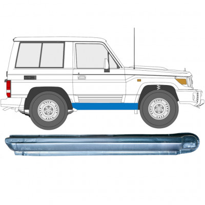 Reparație prag pentru Toyota Land Cruiser 1984-1993 / Dreapta 7058