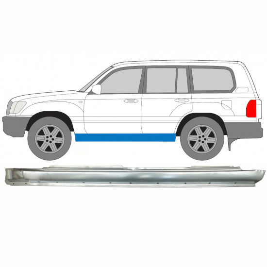 TOYOTA LAND CRUISER 1998-2007 DEPLIN REPARATIE PRAG INTERIOR / STÂNGA