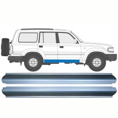 Reparație prag pentru Toyota Land Cruiser J80 1990-1996 / Stânga = Dreapta (simetric) / Set 10242