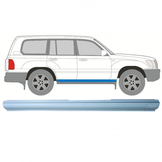 Reparație prag pentru Toyota Land Cruiser 1998-2007 / Dreapta 8925