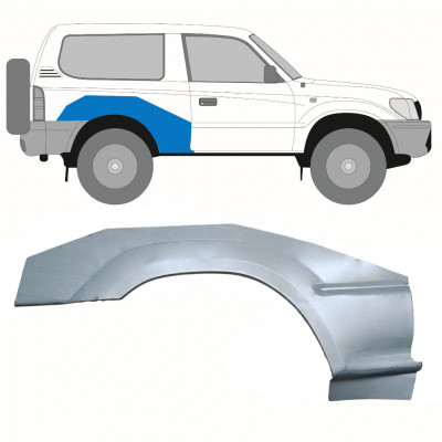 Reparație aripă spate pentru Toyota Land Cruiser 1996-2002 / Dreapta 10121