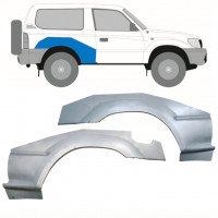 Reparație aripă spate pentru Toyota Land Cruiser 1996-2002 / Stânga+Dreapta / Set 10123