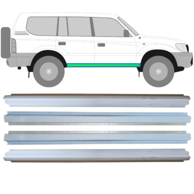 Reparație prag interior + exterior pentru Toyota Land Cruiser J90 1996-2002 / Stânga+Dreapta / Set 14854