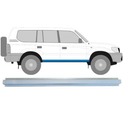 Reparație prag interior pentru Toyota Land Cruiser J90 1996-2002 / Stânga = Dreapta (simetric) 14850