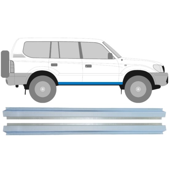 Reparație prag interior pentru Toyota Land Cruiser J90 1996-2002 / Stânga+Dreapta / Set 14851 Reparație prag interior pentru Toyota Land Cruiser J90 1996-2002 / Stânga+Dreapta / Set 14851