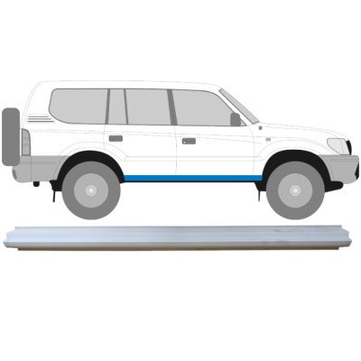 Reparație prag pentru Toyota Land Cruiser J90 1996-2002 / Stânga = Dreapta (simetric) 14846