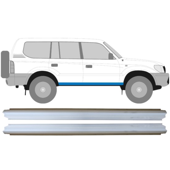 Reparație prag pentru Toyota Land Cruiser J90 1996-2002 / Stânga+Dreapta / Set 14849 Reparație prag pentru Toyota Land Cruiser J90 1996-2002 / Stânga+Dreapta / Set 14849