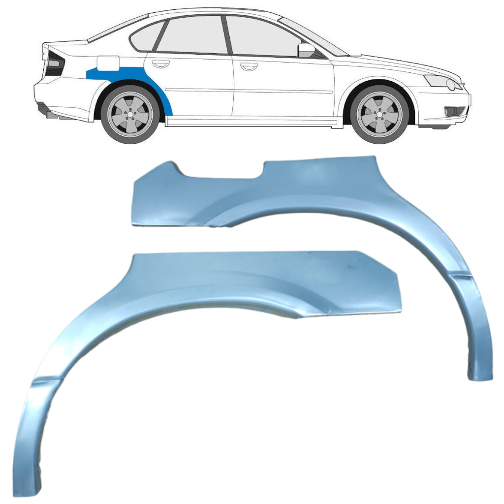 Reparație Aripă Spate Pentru Subaru Legacy 1998-2004 / Stânga+Dreapta / Set 9189