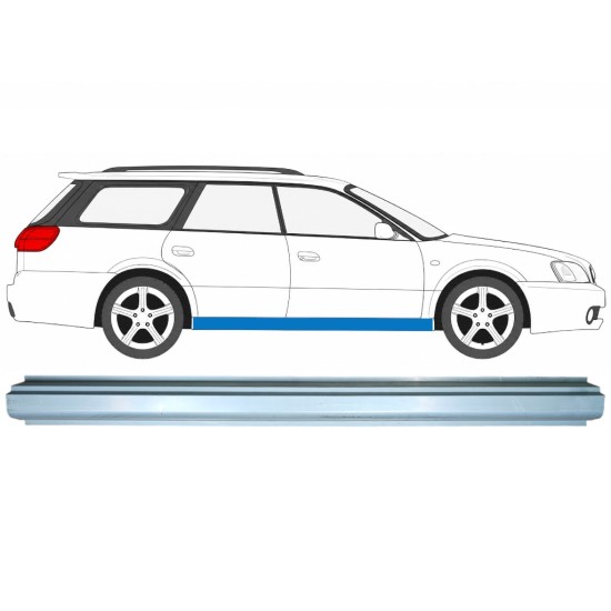 Reparație prag pentru Subaru Legacy 1998-2004 / Stânga = Dreapta (simetric) / COMBI / SEDAN 7018