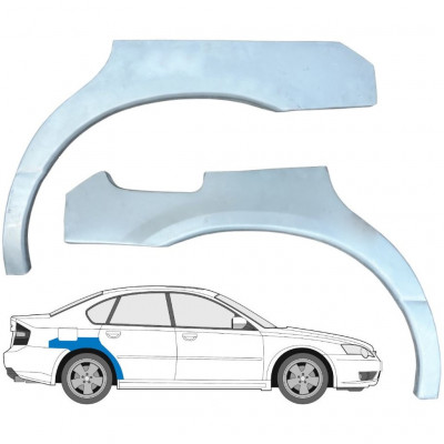 Reparație aripă spate pentru Subaru Legacy 1998-2004 / Stânga+Dreapta / Set 9189