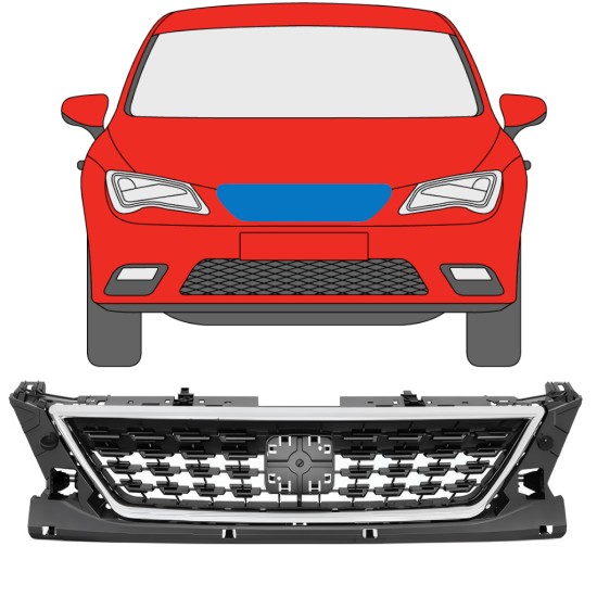 Grilă pentru Seat Leon 2012-2020 / Set 11477