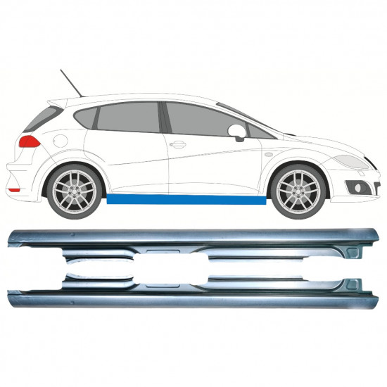 Reparație prag pentru Seat Leon 2005-2012 / Stânga+Dreapta / Set 9982