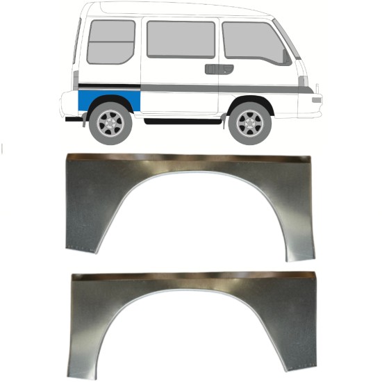 Reparație aripă spate pentru Subaru Libero 1983-1998 / Stânga+Dreapta / Set 15051