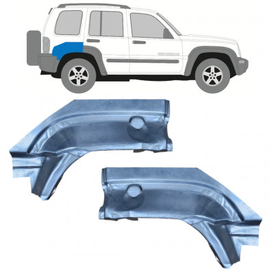 Reparație aripă spate partea din spate pentru Jeep Liberty 2001-2008 / Stânga+Dreapta / Set 9914