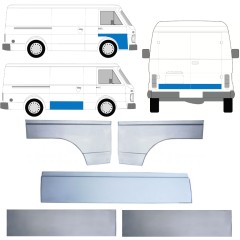 Panou reparație ușă pentru Volkswagen LT 1975-1996 / Stânga+Dreapta / Set 12631