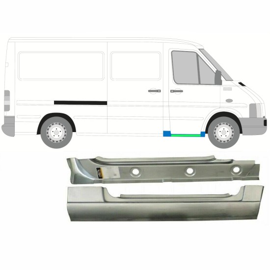 Reparație prag față interior + exterior pentru Volkswagen LT 1996-2005 / Dreapta 16582