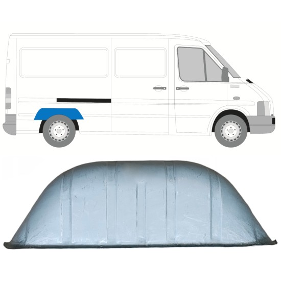 Reparație aripă interioară spate pentru Volkswagen LT 1996-2005 / Stânga = Dreapta (simetric) 13666