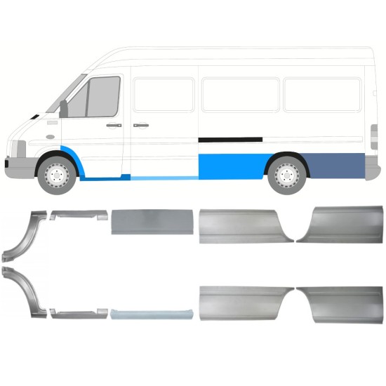 Set panouri de reparare pentru Volkswagen LT 1996-2005 / Stânga+Dreapta 16606