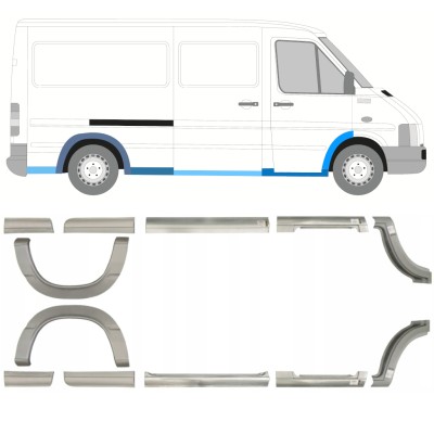 Set panouri de reparare pentru Volkswagen LT 1996-2005 / Stânga+Dreapta / 14388