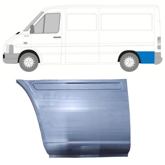 Reparație aripă spate partea din spate pentru Volkswagen LT 1996-2005 / Stânga 13608