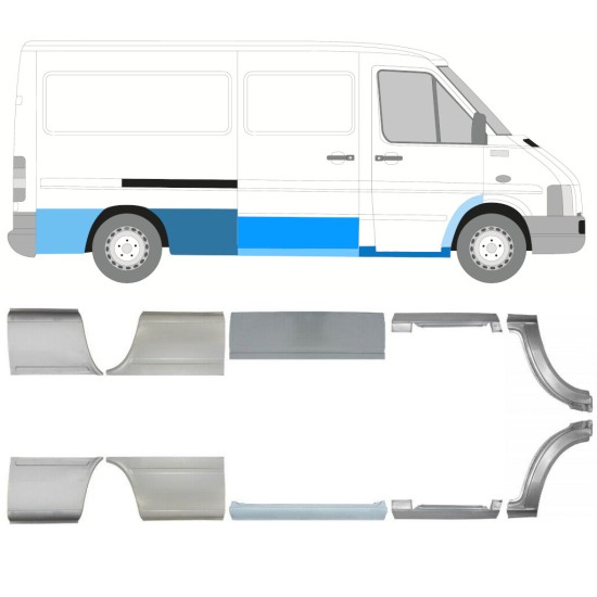 Set panouri de reparare pentru Volkswagen LT 1996-2005 / Stânga+Dreapta 16612
