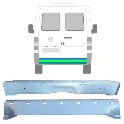 Segment reparație aripă spate pentru Volkswagen LT 1996-2005 / Set 14274