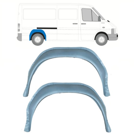 Reparație aripă interioară spate pentru Volkswagen LT 1996-2005 / Stânga = Dreapta (simetric) / Set 14177
