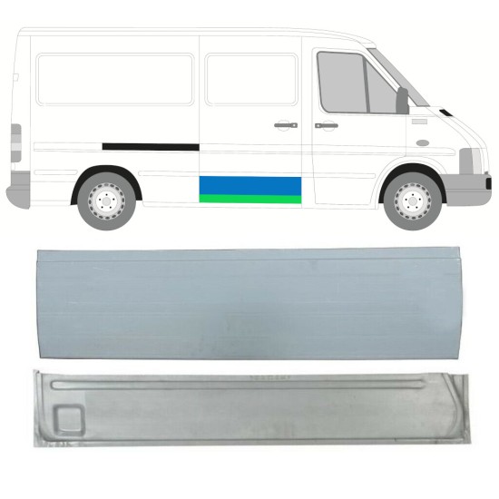 Panou reparație ușă culisantă pentru Volkswagen LT 1996-2005 / Set 16601