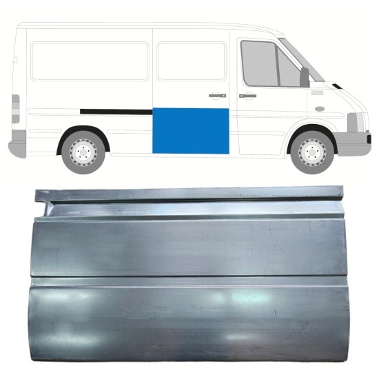 Reparație exterioară ușă glisantă pentru Volkswagen LT 1996-2005 / Dreapta 16596