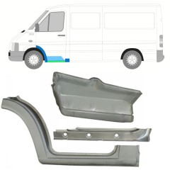 Reparație interior prag + aripă + treaptă față pentru Volkswagen LT 1996-2005 / Stânga 16574