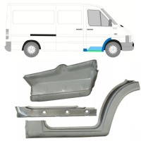 Reparație interior prag + aripă + treaptă față pentru Volkswagen LT 1996-2005 / Dreapta 16573