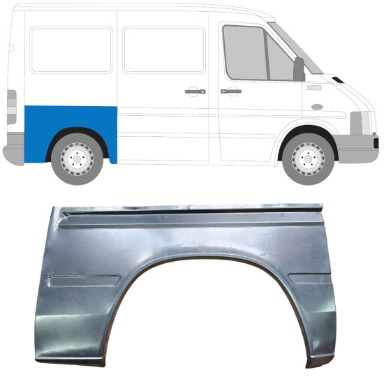 Reparație aripă spate pentru Volkswagen LT 1996-2005 / Dreapta 13477