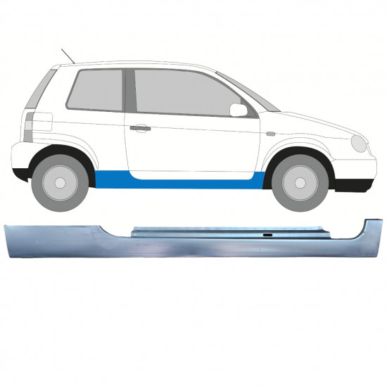 Volkswagen Lupo Seat Arosa 1998-2005 Deplin prag / Dreapta