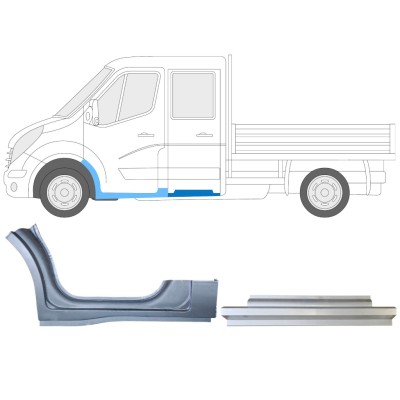 Set panouri de reparare pentru Renault Master 2010- / Stânga / Cabină dublă / 14914